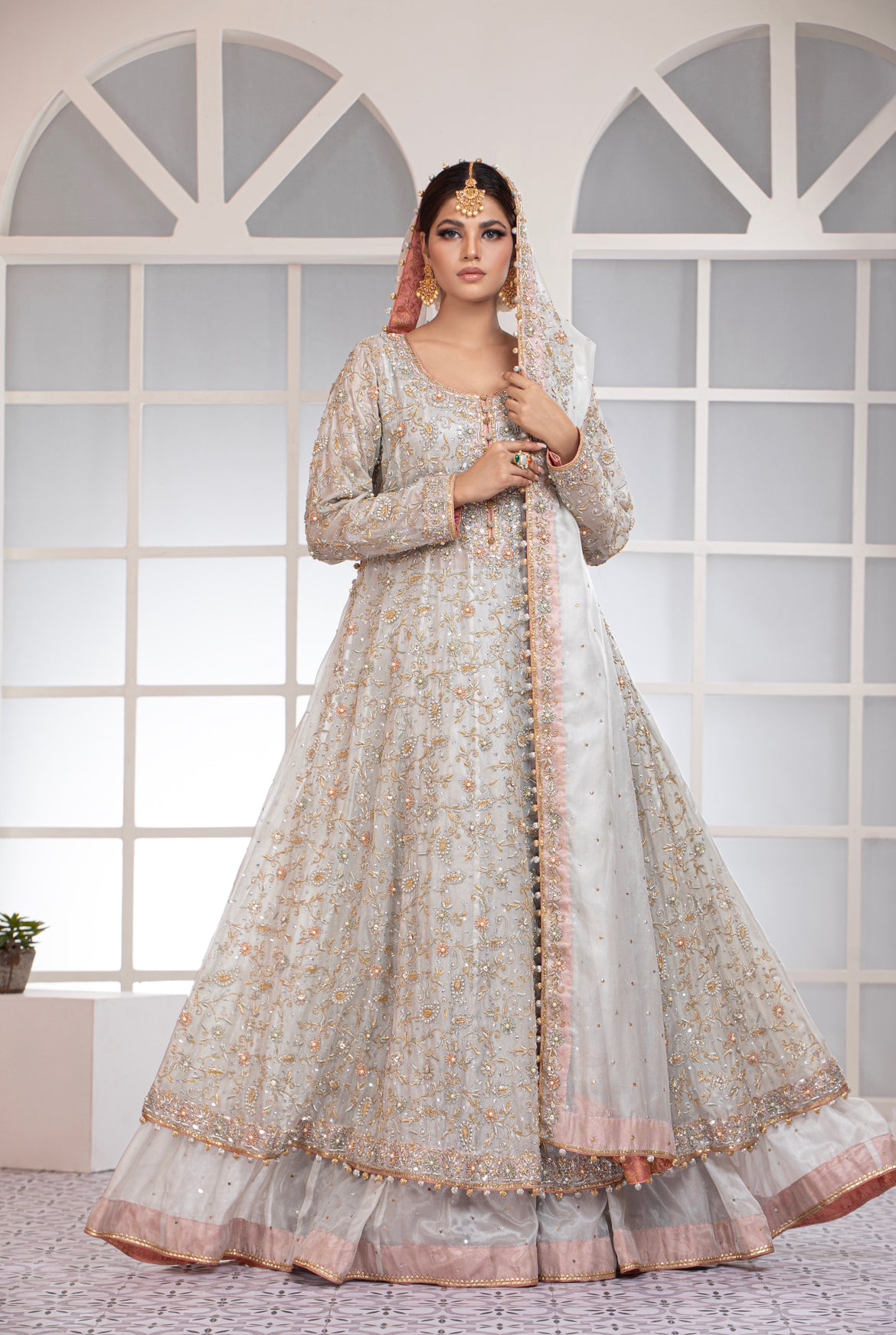 Floral print Masakali colorful dress for Indian/Pakistani festival par –  Diana's Fashion Factory